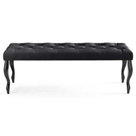 Lavice CHESTERFIELD 100x40 cm Černá SG-nábytek