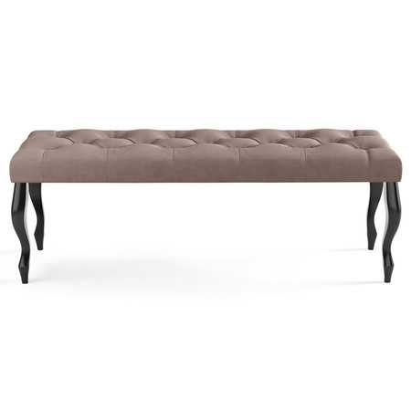 Lavice CHESTERFIELD 100x40 cm Světle hnědá SG-nábytek